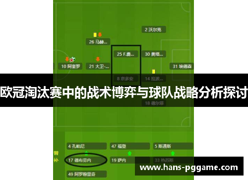 欧冠淘汰赛中的战术博弈与球队战略分析探讨